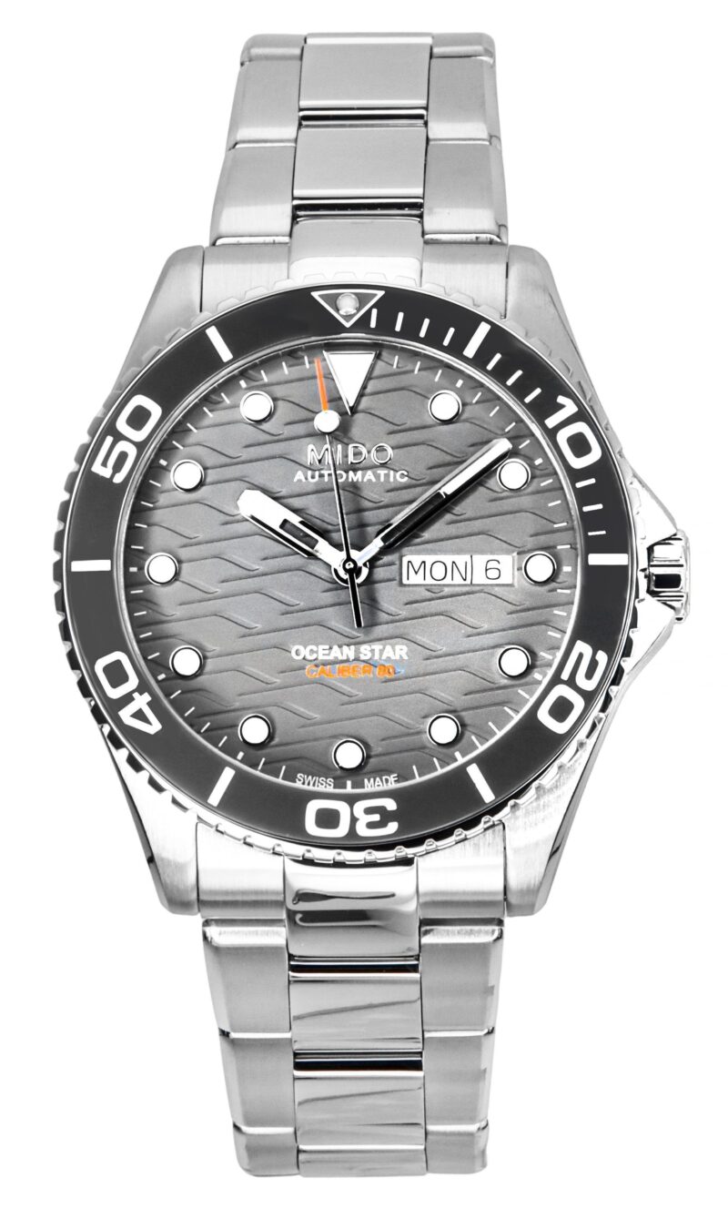 Mido Ocean Star 200C Stainless Steel Grey Dial Automatic Diver's M042.430.11.081.00 200M Men's Watch