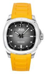 Mido Multifort TV Big Date Rubber Strap Grey Dial Automatic M049.526.17.081.00 100M Men's Watch