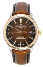 Baume & Mercier Clifton Leather Strap Brown Dial Automatic M0A10713 Men's Watch
