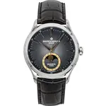 Baume & Mercier Clifton Leather Strap Moon phase Black Dial Automatic M0A10758 Men's Watch