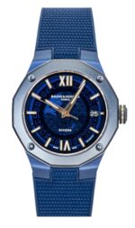 Baume & Mercier Riviera Rubber Strap Blue Dial Automatic M0A10769 100M Men's Watch