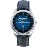 Baume & Mercier Clifton Leather Strap Blue Dial Automatic M0A10771 Men's Watch