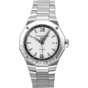 Baume & Mercier Riviera Stainless Steel Silver Dial Automatic M0A10829 100M Men's Watch