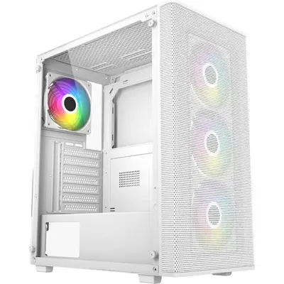 FSP M220 ATX Mid Tower Gaming Chassis - White