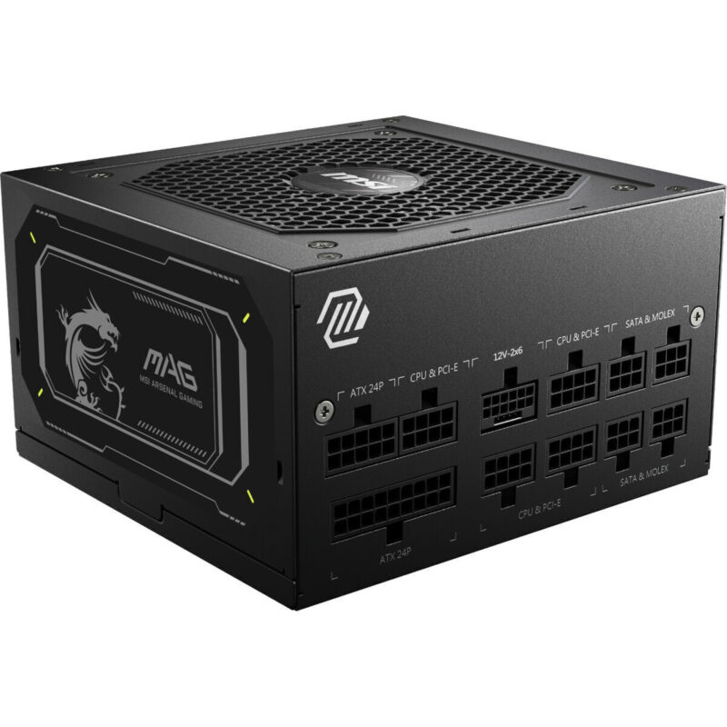 MAG-A850GL-PCIE5_MSI-MAG-A850GL-PCIe5-ATX3.1-80-PLUS-Gold-Modular-Power-Supply_wr_01a MSI MAG A850GL PCIe5 ATX3.1 80 PLUS Gold Modular Power Supply
