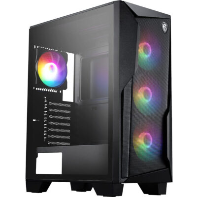 MSI MAG FORGE 130A Airflow ATX Gaming Chassis - Black