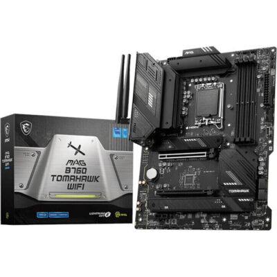 MSI MAG B760 TOMAHAWK WIFI DDR5 Intel LGA1700 ATX Gaming Motherboard