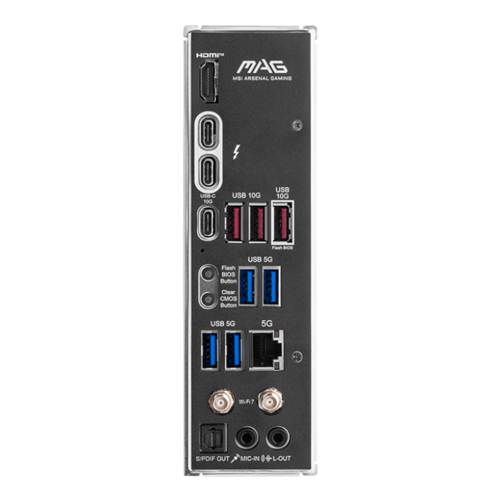 MSI MAG Z890 TOMAHAWK WIFI Intel LGA1851 ATX Gaming Motherboard 5 MSI MAG Z890 TOMAHAWK WIFI Intel LGA1851 ATX Gaming Motherboard - Image 5