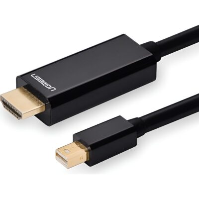 UGREEN Mini DisplayPort Male to 4K@30Hz HDMI Cable 1.5m - Black