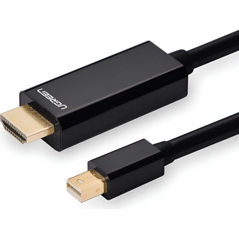 UGREEN Mini DisplayPort Male to 4K@30Hz HDMI Cable 1.5m - Black