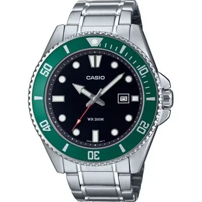 Casio Collection Diver Date 200m - Green (MDV-107D-3AVDF) Men WATCHES