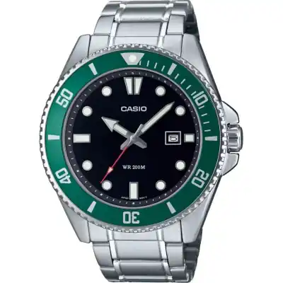 Casio Collection Diver Date 200m - Green (MDV-107D-3AVDF) Men WATCHES Casio Collection Diver Date 200m - Green (MDV-107D-3AVDF) Men WATCHES