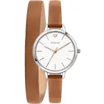 Oui & Me Petite Amourette White Dial Leather Strap Quartz ME010005 Women's Watch