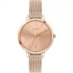 Oui & Me Grande Amourette Rose Gold Tone Stainless Steel Quartz ME010035 Women's Watch
