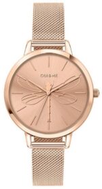 Oui & Me Grande Amourette Rose Gold Tone Stainless Steel Quartz ME010035 Women's Watch