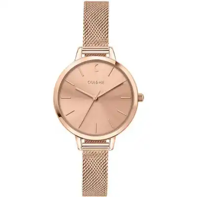 Oui & Me Petite Amourette Rose Gold Tone Stainless Steel Quartz ME010095 Women's Watch