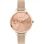 Oui & Me Grande Fleurette Rose Gold Tone Stainless Steel Quartz ME010112 Women's Watch