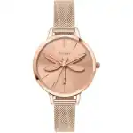 Oui & Me Amourette Rose Gold Tone Stainless Steel Quartz ME010136 Women's Watch