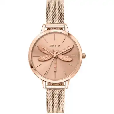 Oui & Me Amourette Rose Gold Tone Stainless Steel Quartz ME010136 Women's Watch