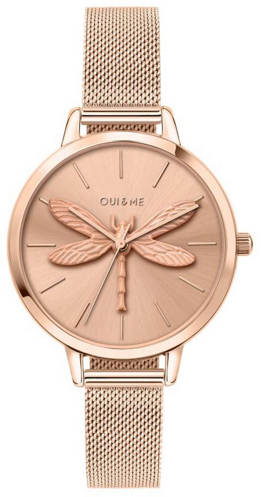 Oui & Me Amourette Rose Gold Tone Stainless Steel Quartz ME010136 Women's Watch