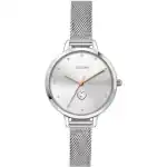 Oui & Me Petite Amourette Silver Sunray Dial Stainless Steel Mesh Quartz ME010140 Women's Watch