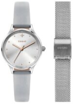 Oui & Me Bichette Silver Dial Leather Strap Quartz ME010168 Women's Watch
