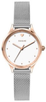 Oui & Me Bichette White Dial Stainless Steel Quartz ME010169 Women's Watch