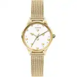 Oui & Me Minette Yellow Gold Dial Gold Tone Stainless Steel Quartz ME010171 Women's Watch