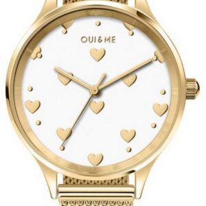 Oui & Me Minette Yellow Gold Dial Gold Tone Stainless Steel Quartz ME010171 Women's Watch