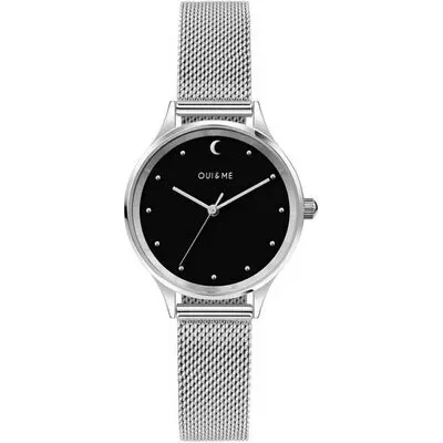 Oui & Me Bichette Black Dial Stainless Steel Quartz ME010172 Women's Watch