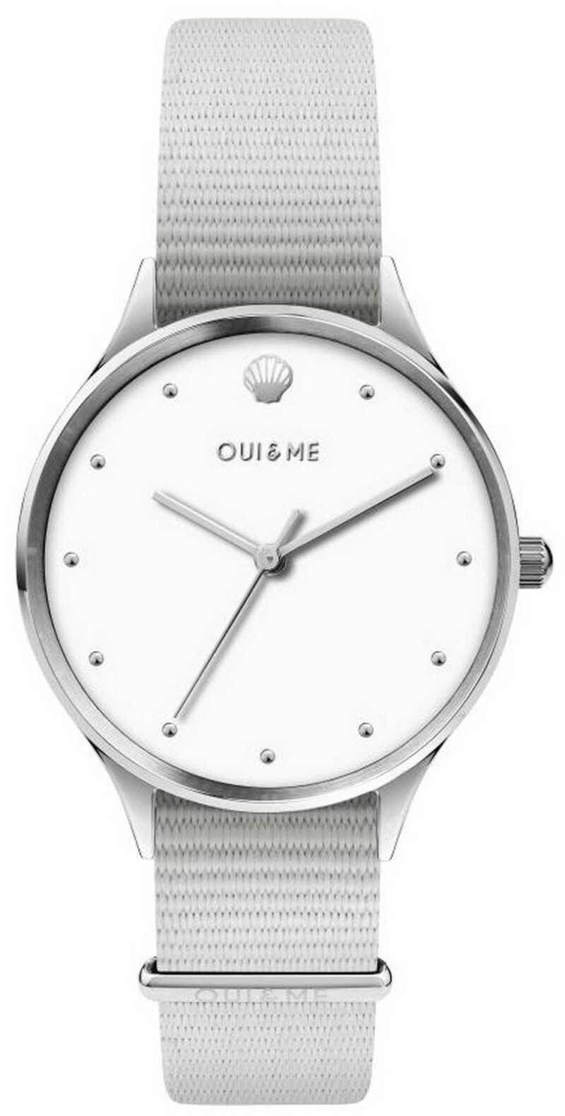 Oui & Me Petite Bichette White Dial Nylon Strap Quartz ME010200 Women's Watch
