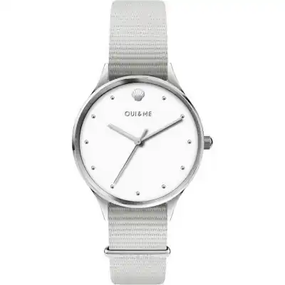 Oui & Me Petite Bichette White Dial Nylon Strap Quartz ME010200 Women's Watch