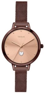Oui & Me Petite Amourette Rose Gold Sunray Dial Stainless Steel Quartz ME010221 Women's Watch