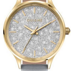 Oui & Me Bichette White Dial Leather Strap Quartz ME010271 Women's Watch