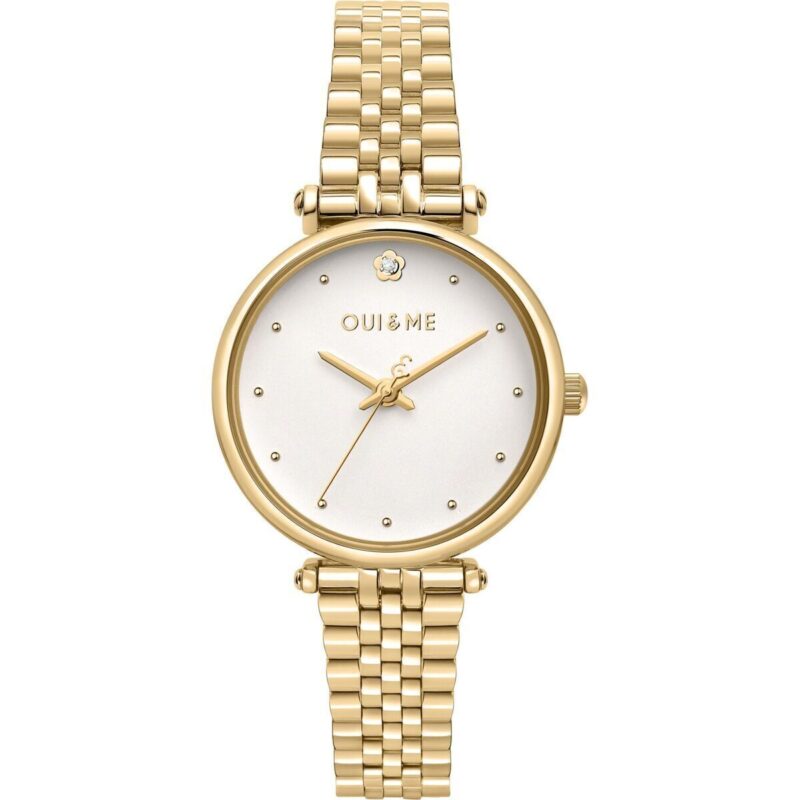 Oui & Me Etoile Gold Tone Stainless Steel White Dial Quartz ME010295 Women's Watch