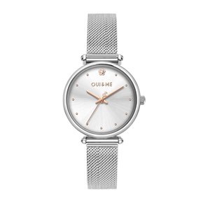 Oui & Me Etoile Stainless Steel Silver Dial Quartz ME010296 Women's Watch