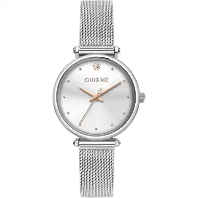 Oui & Me Etoile Stainless Steel Silver Dial Quartz ME010296 Women's Watch