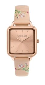 Oui & Me Harmonie Pink Leather Strap Rose Gold Dial Quartz ME010383 Women's Watch