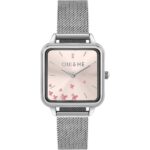 Oui & Me Harmonie Stainless Steel Mesh Rose Gold Dial Quartz ME010385 Women's Watch