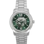 Fossil Heritage Stainless Steel Green Skeleton Dial Automatic ME3262 Men's Watch