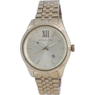 Michael Kors Lexington Gold Dial Quartz MK8857 Men's Watch