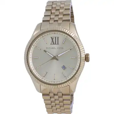 Michael Kors Lexington Gold Dial Quartz MK8857 Men's Watch