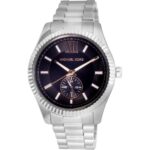 Michael Kors Lexington Stainless Steel Multifunction Black Dial Quartz MK8946 100M Men's Watch