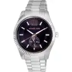 Michael Kors Lexington Stainless Steel Multifunction Black Dial Quartz MK8946 100M Men's Watch