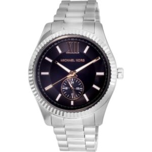 Michael Kors Lexington Stainless Steel Multifunction Black Dial Quartz MK8946 100M Men's Watch