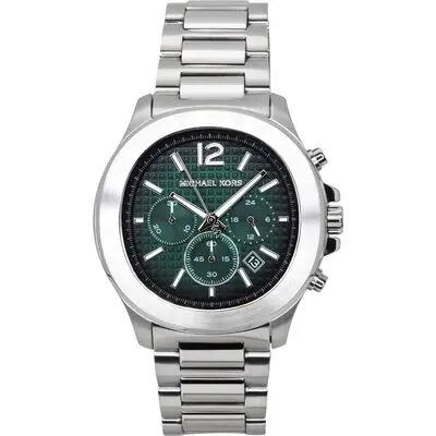 Michael Kors Oversized Sage Chronograph Stainless Steel Green Dial Quartz MK9191 Men's Watch