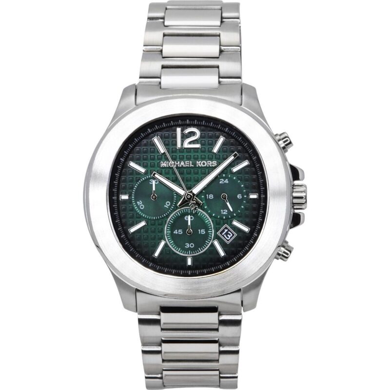 MK9191 Michael Kors Oversized Sage Chronograph Stainless Steel Green Dial Quartz MK9191 Men's Watch