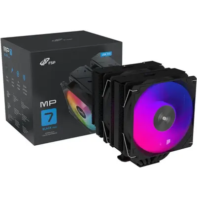 FSP MP7-BA 120mm PWM ARGB CPU Air Cooler - Black