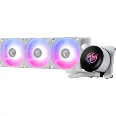 MSI MPG Coreliquid P13 360 AIO Liquid CPU Cooler - White (MPGCORELIQUIDP13360WH)