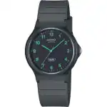 Casio POP Analog Bio Based Resin Strap Black Dial Quartz MQ-24B-8B Unisex Watch